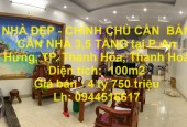 NHÀ ĐẸP - CHÍNH CHỦ CẦN  BÁN CĂN NHÀ 3,5 TẦNG tại P. An Hưng, TP. Thanh Hóa, Thanh Hoá